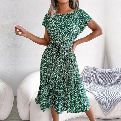 Lisa™  | Elegante Bloemen Midi-Jurk