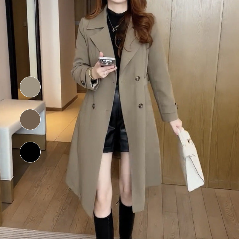 Nadine™ | Wol Trenchcoat