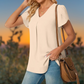 Tessa™ | Eenvoudige en Casual V-hals blouse