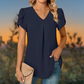 Tessa™ | Eenvoudige en Casual V-hals blouse